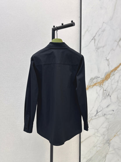 Embroidered Collared Shirt