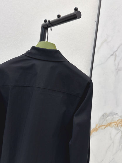 Embroidered Collared Shirt