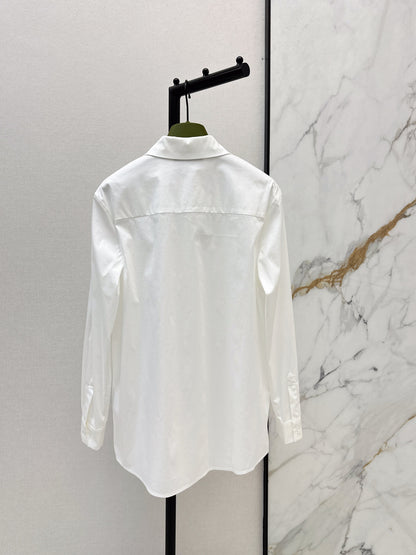 Embroidered Collared Shirt