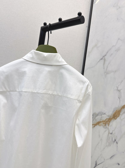 Embroidered Collared Shirt