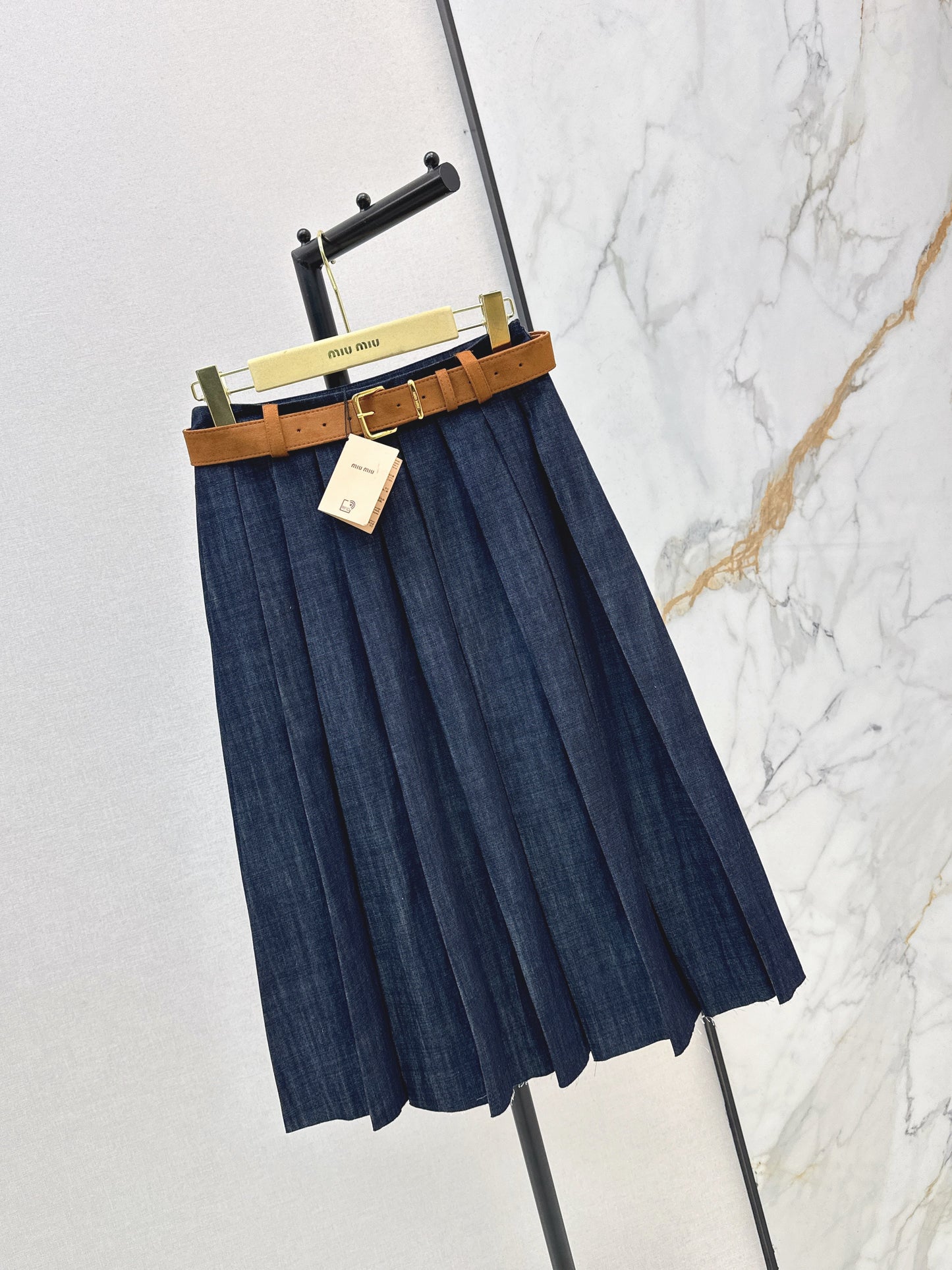 Denim Midi Skirt