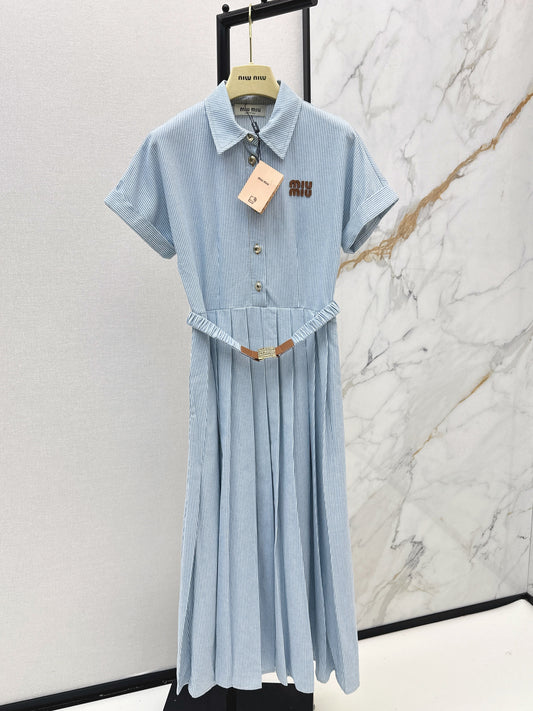 Long striped dress