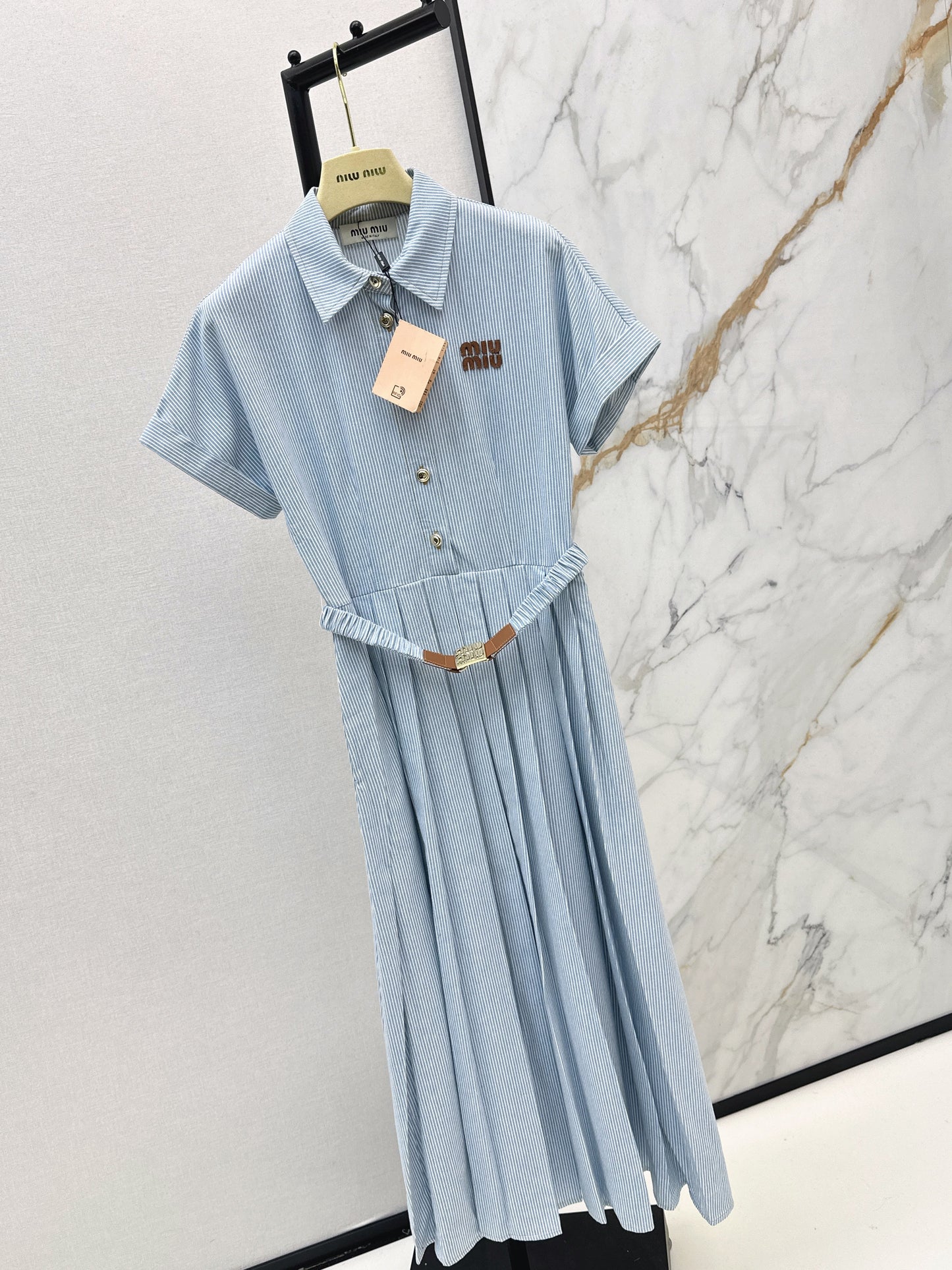 Long striped dress