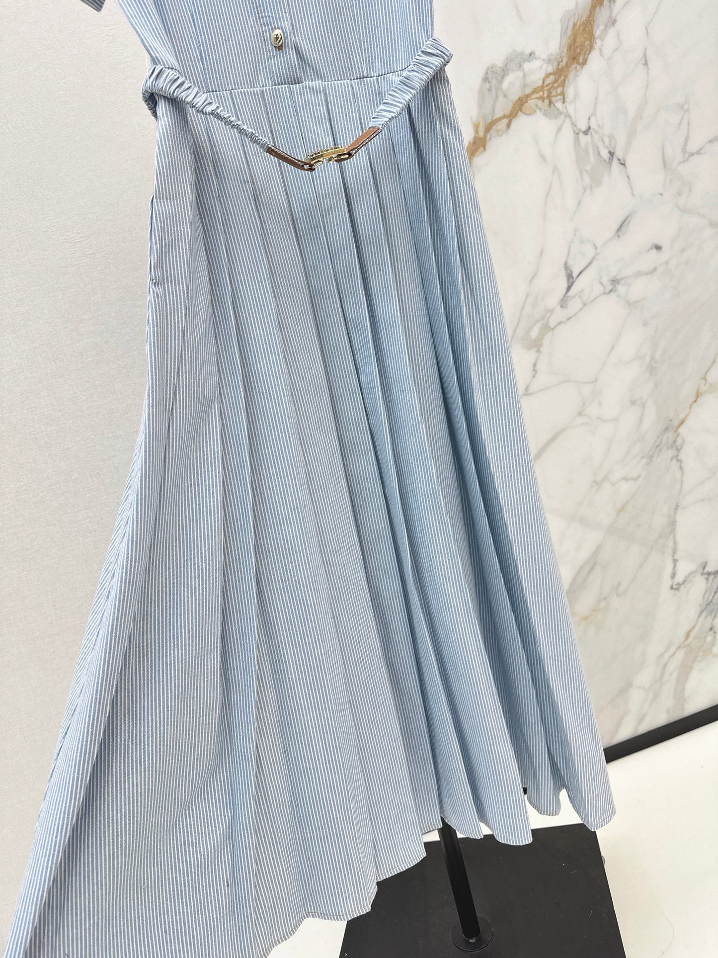 Long striped dress