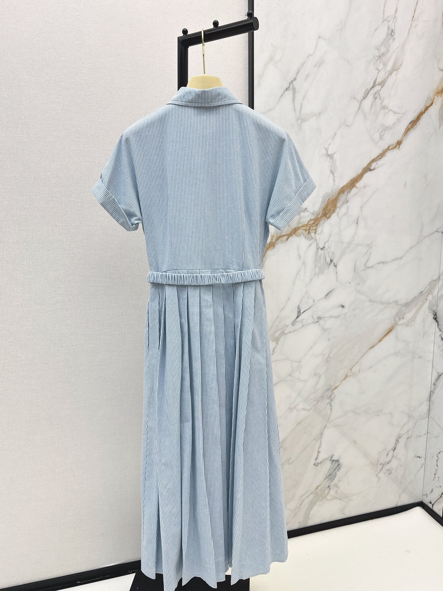 Long striped dress