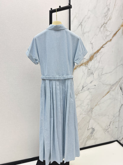 Long striped dress