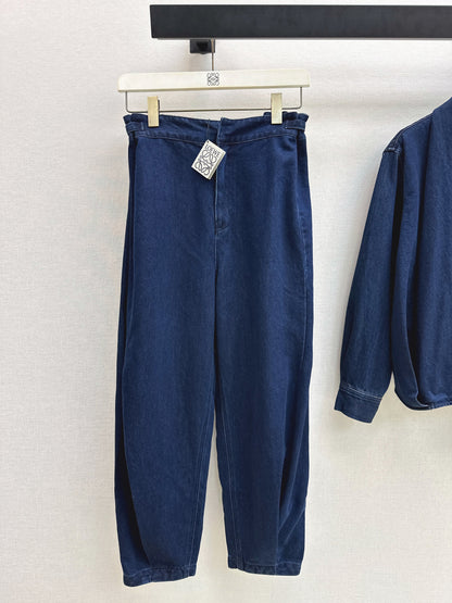 Tap-cut jeans