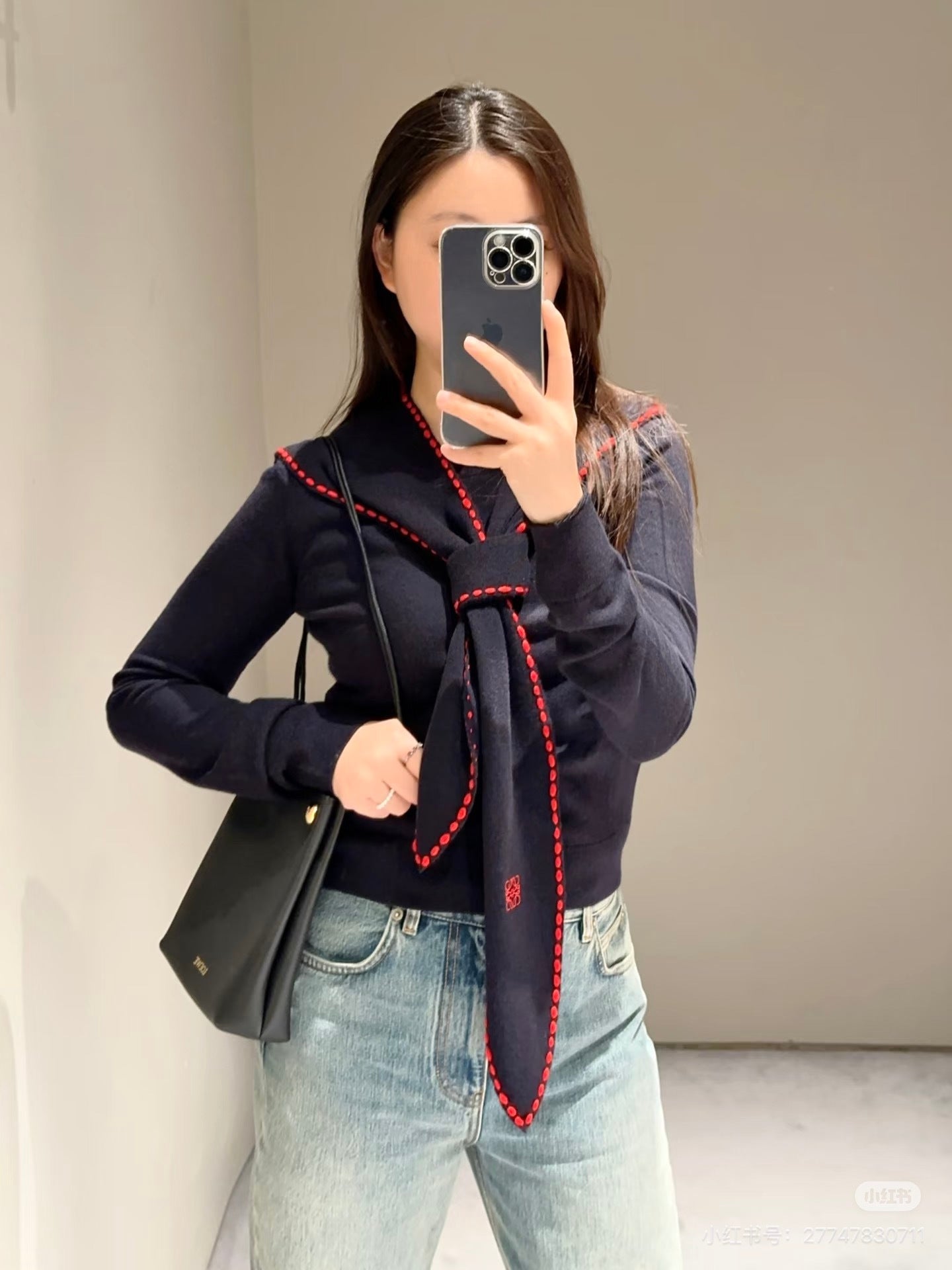 Bunny ear design sweater