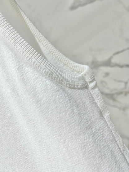LOEWE/26SS NEW Embroidered knitted sleeveless vest