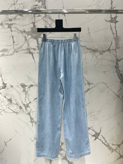 Yves Saint Laurent/🔥Highest Quality🔥26SS NEW straight floor mopping pants