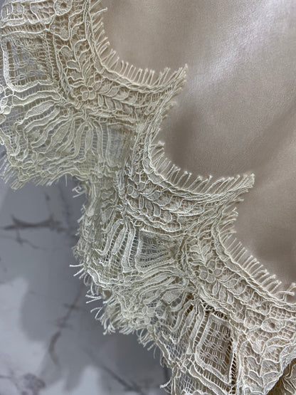 Yves Saint Laurent/🔥Highest Quality🔥26SS NEW romantic and sexy lace acetate shorts