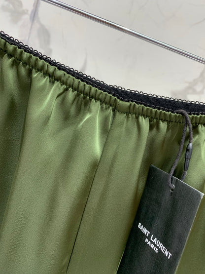 Yves Saint Laurent/🔥Highest Quality🔥26SS NEW romantic and sexy lace acetate shorts