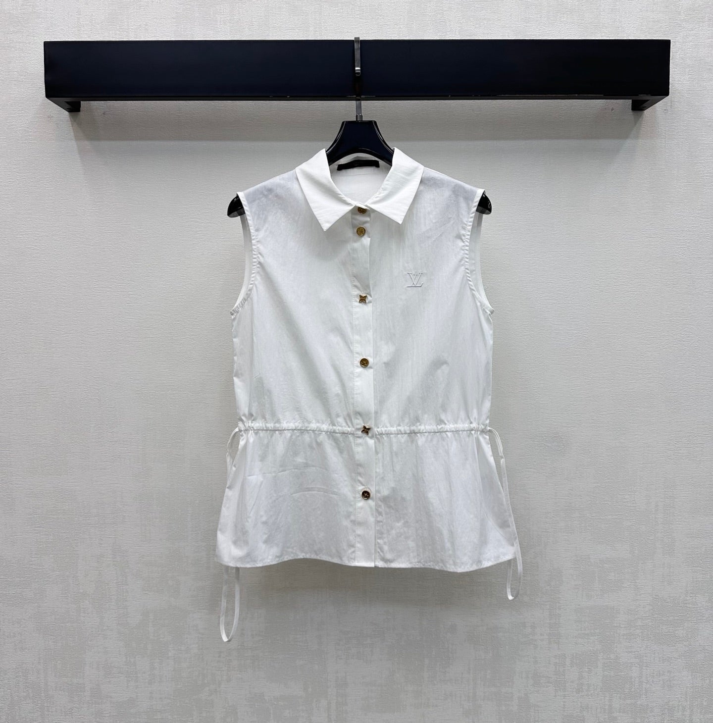 Louis Vuitton/26SS NEW Drawstring Sleeveless Shirt