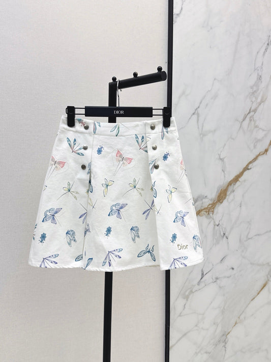 Dior/26SS NEW Nautical Series Denim Skirt