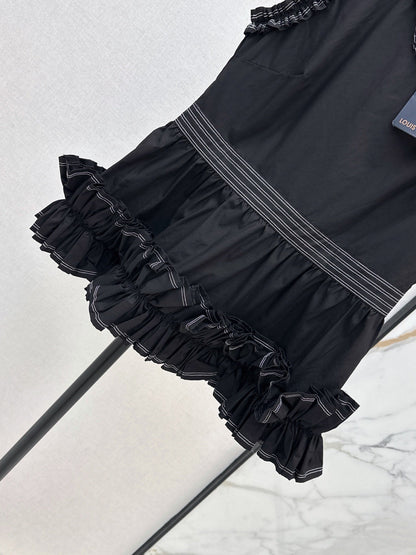 Louis Vuitton/26SS NEW Sleeveless Top with Ruffled Hem