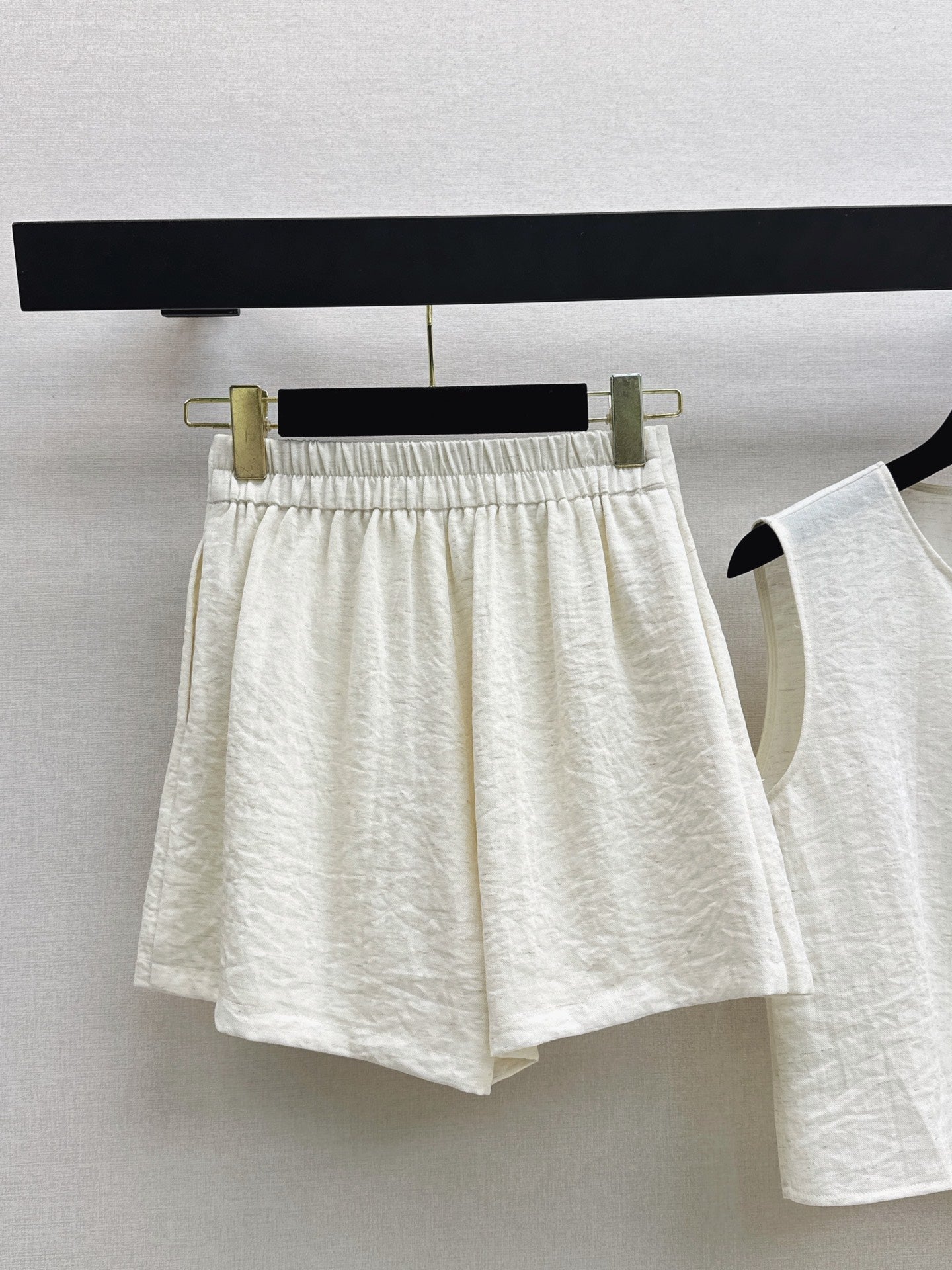 chanel/26SS NEW Sleeveless Vest Set 🤎 Made of linen fiber