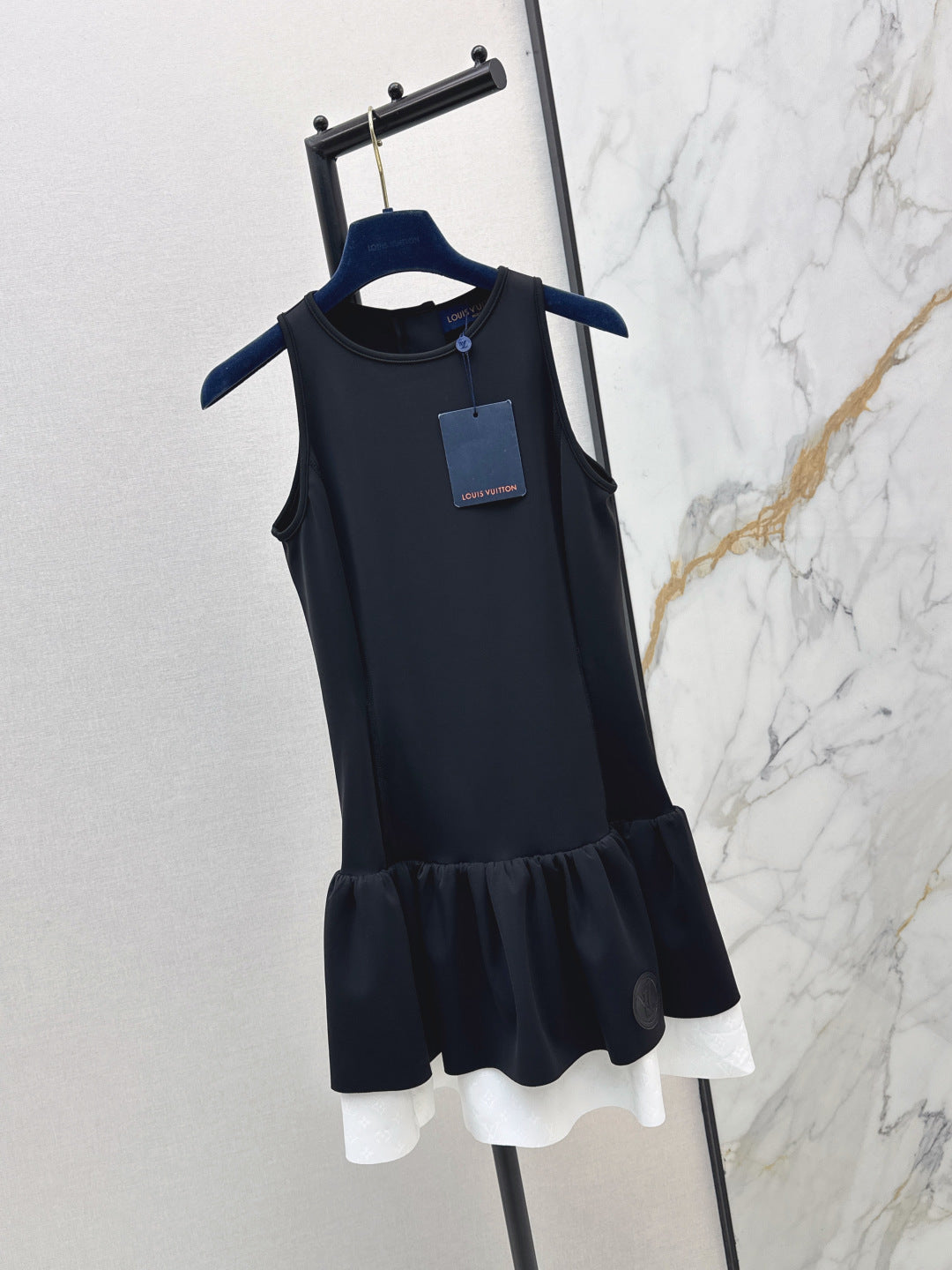 26SS NEW Patchwork Design Sleeveless Dress 🖤