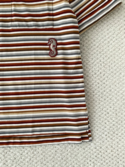 🔥Highest Quality🔥26SS NEW Hot Selling Coco Beach Brown Seahorse Knit T-shirt