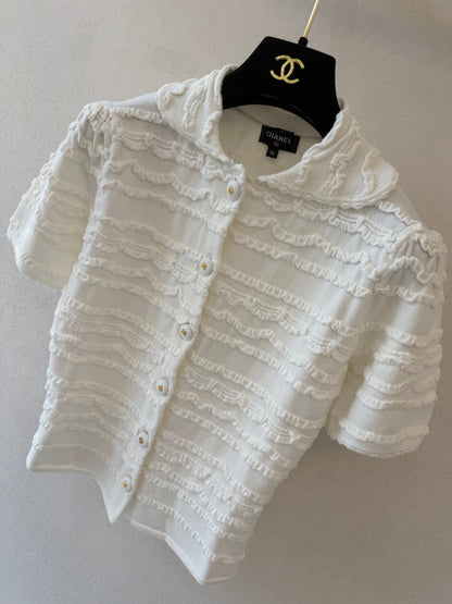 26SS NEW Collared Short-Sleeve Cardigan