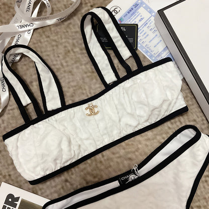 chanel/26SS NEW Two-Piece Swimsuit 👙