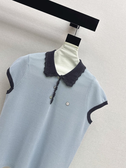 26SS NEW Gentle and Youthful Polo Knit Sweater 🤍