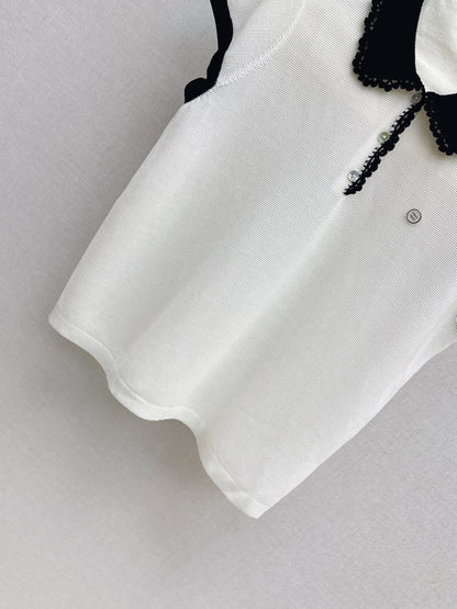 26SS NEW Gentle and Youthful Polo Knit Sweater 🤍