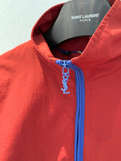 🔥Highest Quality🔥26SS NEW Color Block Chain Half-Zip Jacket ❤️