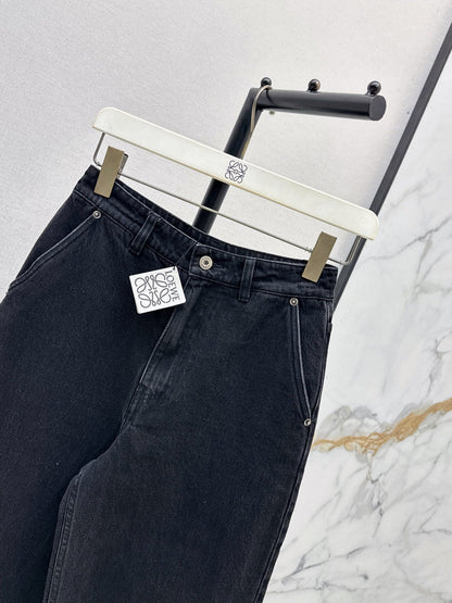 26SS NEW: Stylish Leather Patches and Workwear Pocket Jeans🩵
