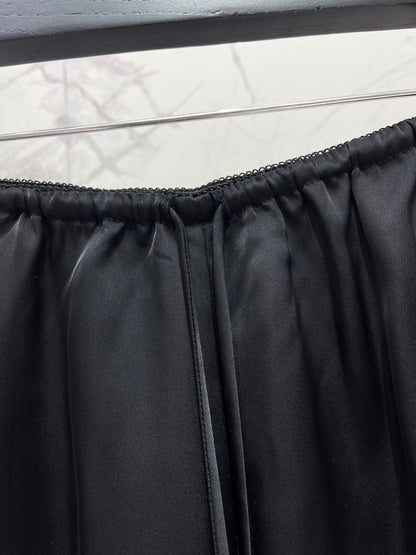🔥HOT🔥26SS NEW Lace Ruffled Wide-Leg Acetate Trousers