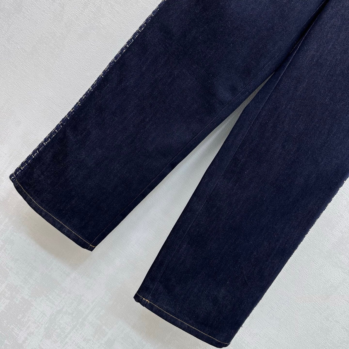 26SS NEW Tweed Patchwork Jeans