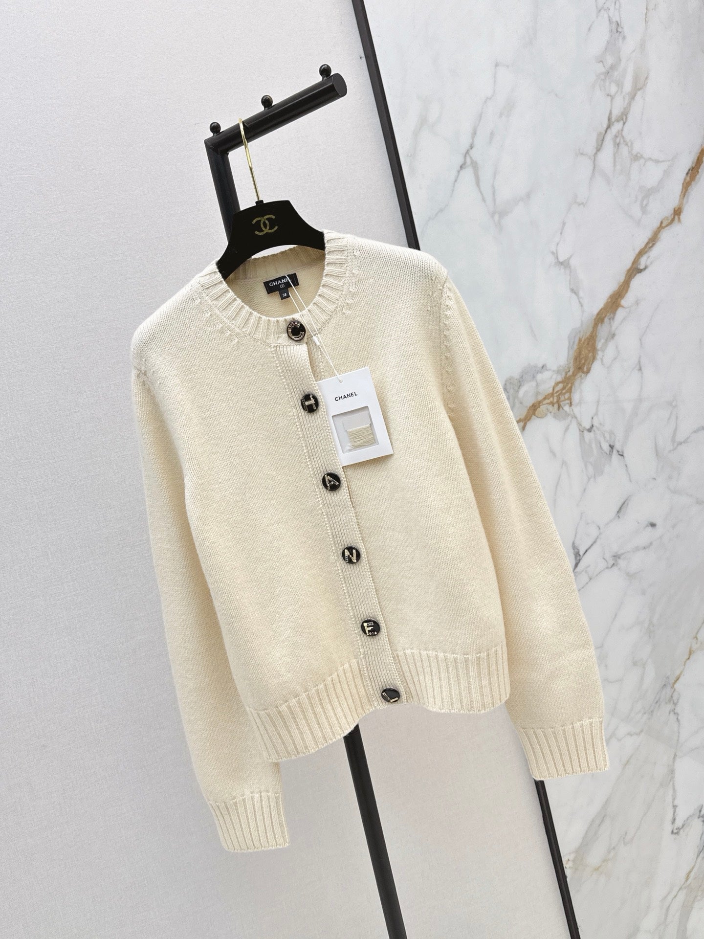 🔥Highest Quality🔥 26FW New High-End Métiers d'Art Cashmere Knit Cardigan 🖤