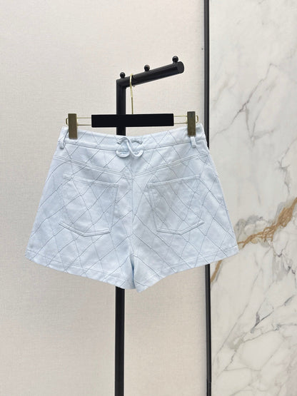 26FW New Quilted-Stitch Denim Shorts 🩵