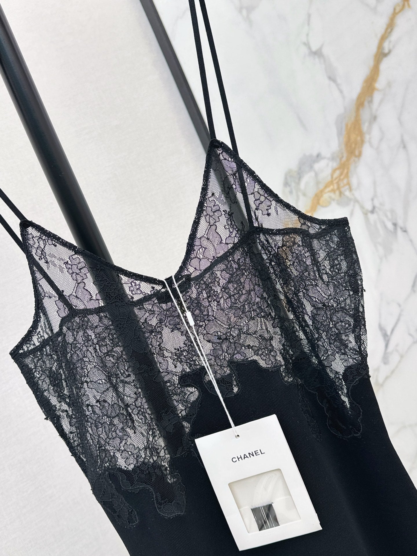 26FW New Patchwork Lace Camisole Dress 🖤