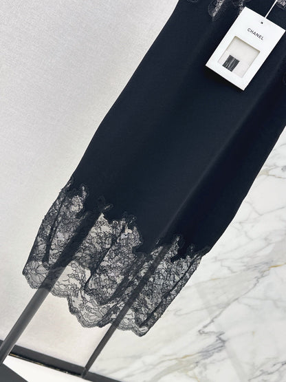 26FW New Patchwork Lace Camisole Dress 🖤