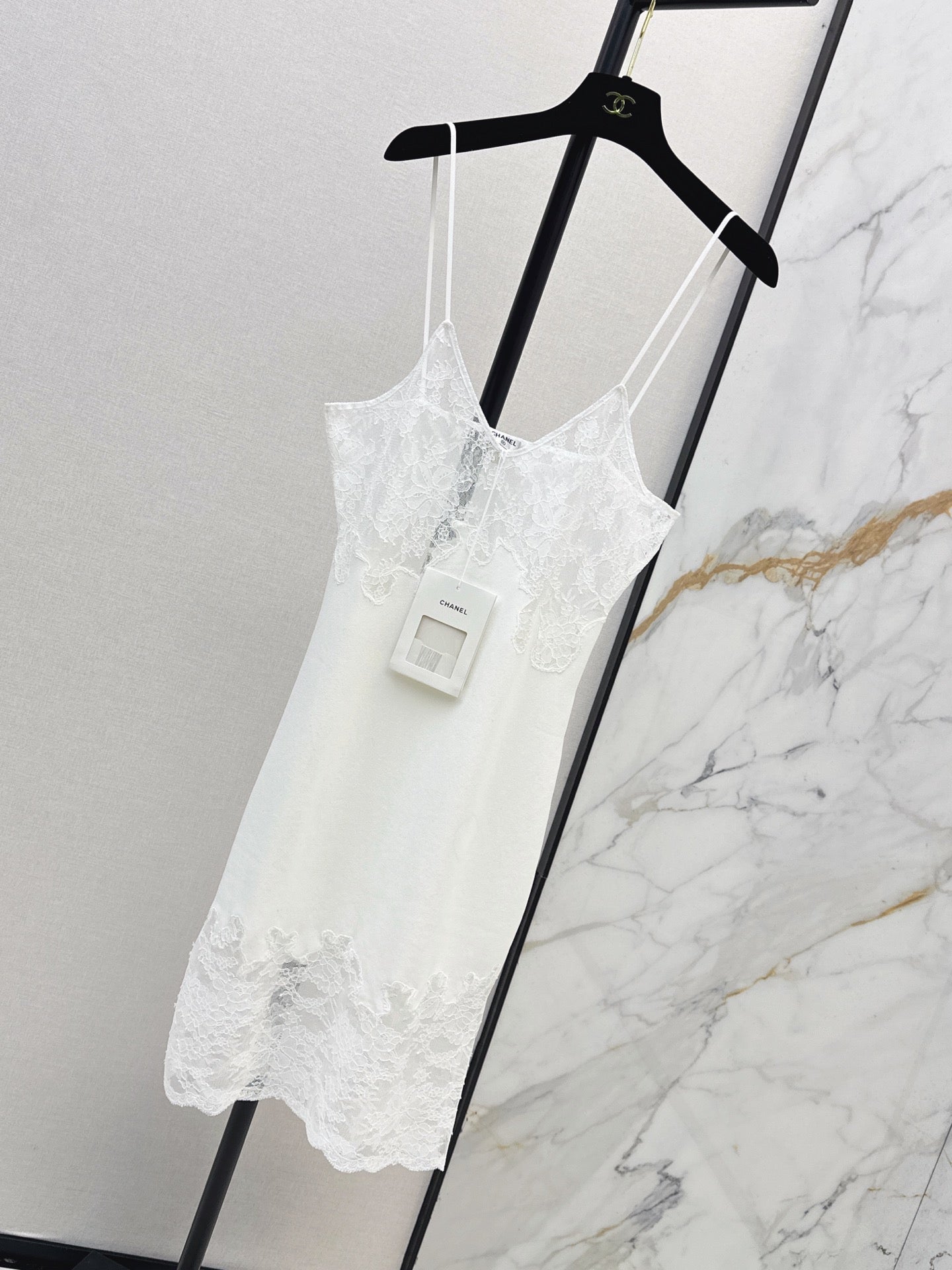 26FW New Patchwork Lace Camisole Dress 🖤