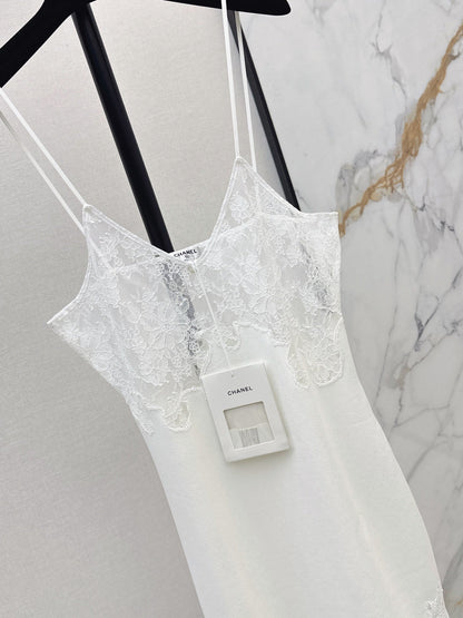26FW New Patchwork Lace Camisole Dress 🖤