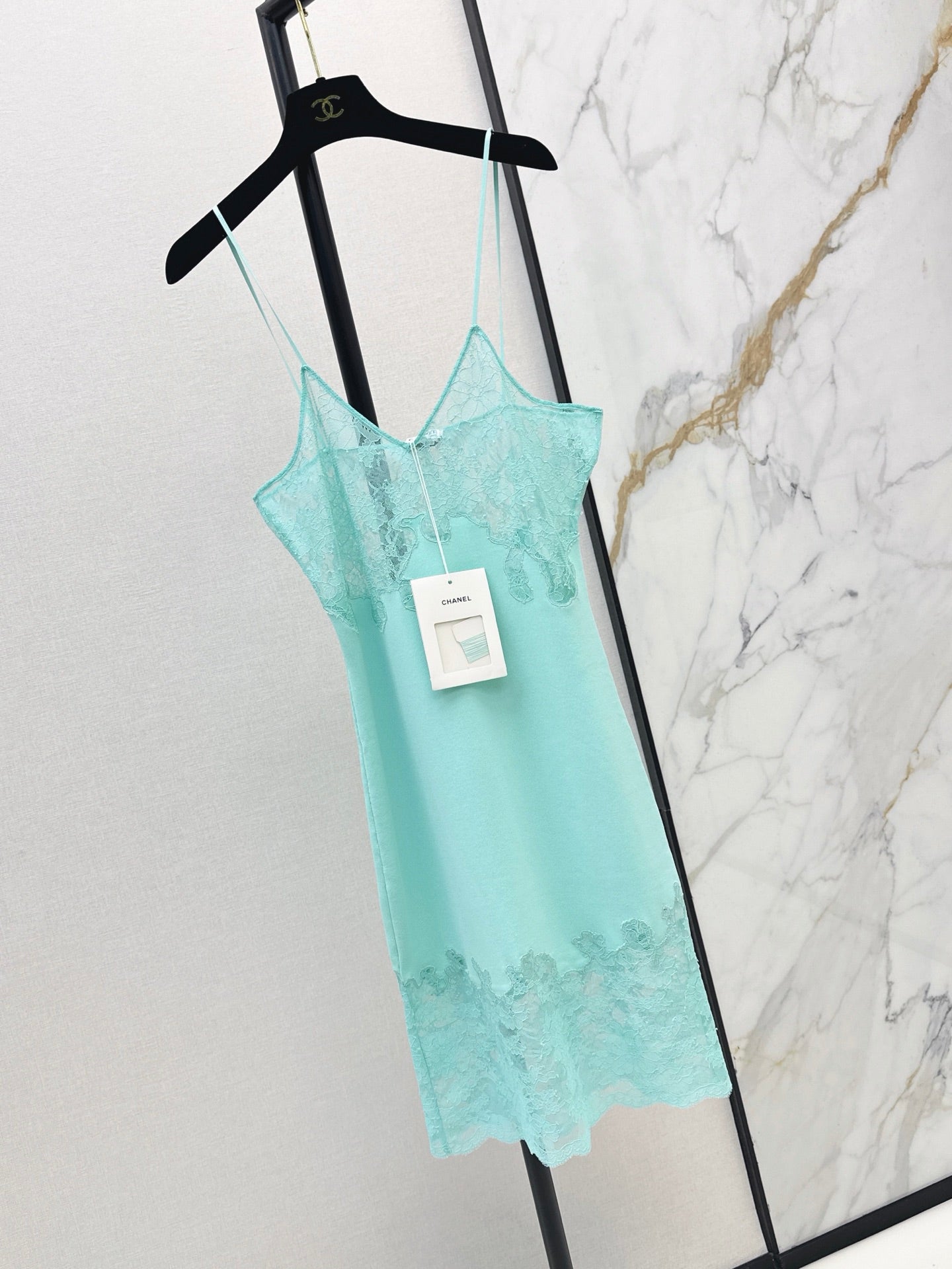 26FW New Patchwork Lace Camisole Dress 🖤