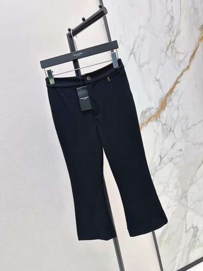 26FW New Classic Color-Block Cropped Leggings with Hardware Detail 🖤