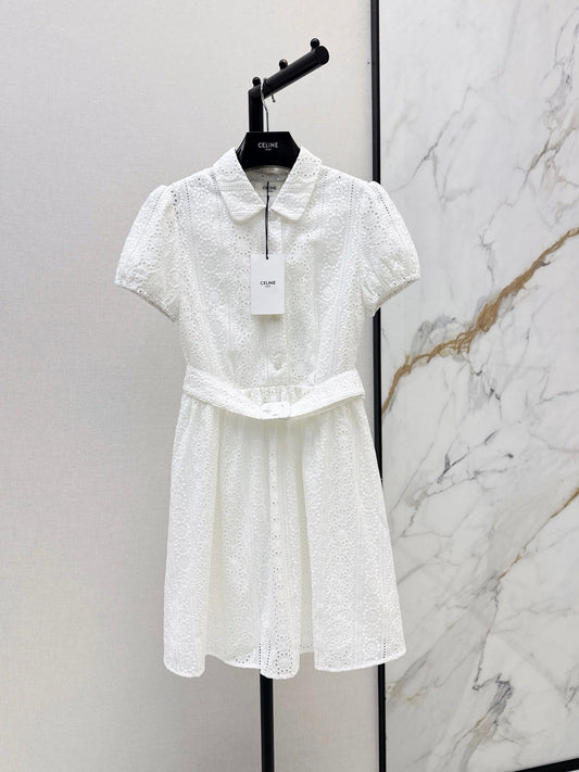 26FW New Cut-out Water-Soluble Embroidery Dress 🤍
