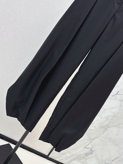 26FW New Pleated Wide-Leg Trousers 🖤