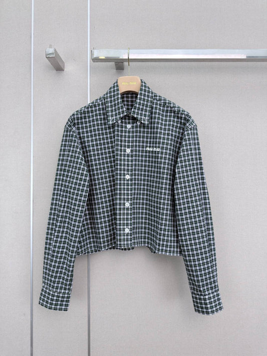🔥Highest Quality🔥26FW New Plaid Long-Sleeve Shirt with Collar