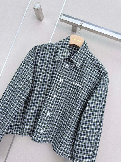 🔥Highest Quality🔥26FW New Plaid Long-Sleeve Shirt with Collar