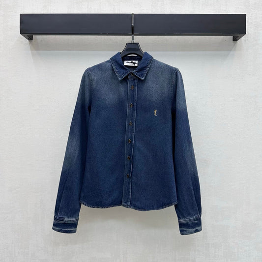 🔥HOT🔥26FW New Embroidered Lapel Denim Jacket