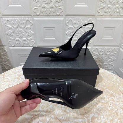 26FW New YSL Logo High Heels 👠(height: 10.5cm)