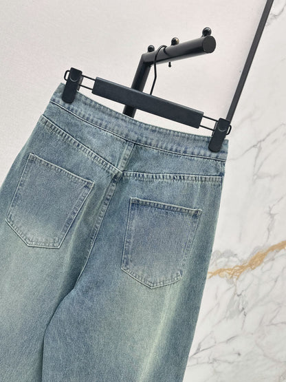 26FW New Double-Breasted Straight-Leg Jeans 🩵