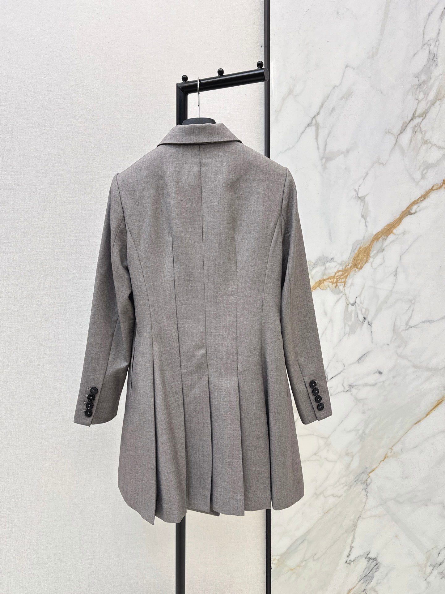 26FW New Double-Breasted Pleated Dress 🖤