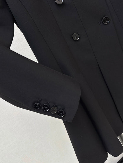 26FW New Double-Breasted Pleated Dress 🖤