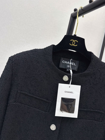 🔥Highest Quality🔥26FW New Runway Style Color-Block Tweed Jacket 🖤