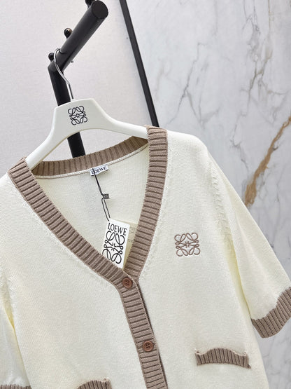 26FW New V-Neck Short-Sleeve Knit Top 🤍