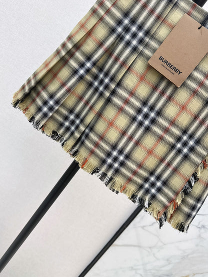 26FW New Classic Plaid Wrap Skirt 🤎